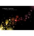 Magic lights vector image