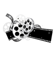 Movie elements vector image