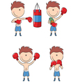 Boxer vector image