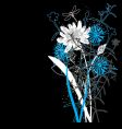 Wild flowers vector image