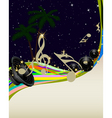 Notes staff vector image