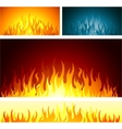 Fire flames symbol vector image