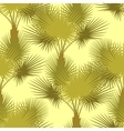 Seamless pattern of palm trees vector image