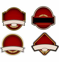Labels templates Labels templates vector image