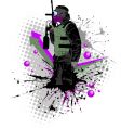 Paintball vector image