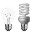 Tungsten and energy saving vector image
