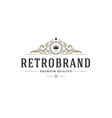 Luxury logo template object for logotype or vector image