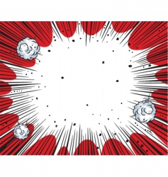 Big bang background vector image