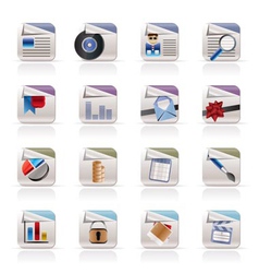 Computer icons - file formats vector image