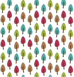 Tree seamless vector image