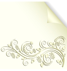 Cream background vector image