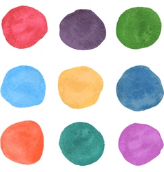 Watercolor swatches vector image