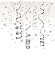 Silver Streamer vector image
