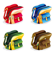 School bags vector image