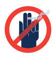 Signs no smoking vector image