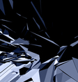 Abstract 3d geometric lines vector image