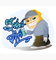 Graffiti Artist vector image