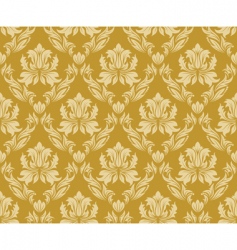 Damask pattern vector image
