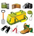 Travel objects vector image
