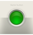 Glossy empty button vector image