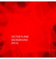Red Fire Background vector image