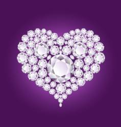 Diamond frame vector image