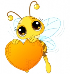 Bee vector image