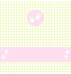 Greeting card vector image