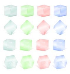 Cubes vector image