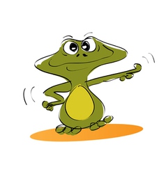 Cartoon Frog vector image