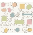 Doodle frames vector image