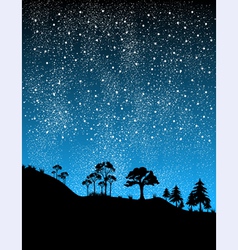 Night vector image