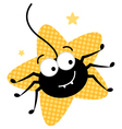 Crazy spider character vector image