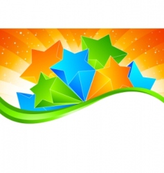 Star background vector image