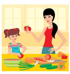 Cooking lessons vector image