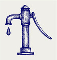 Water pump vector image