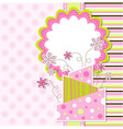Greeting card vector image