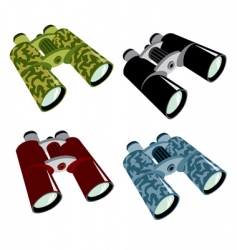 Binoculars vector image
