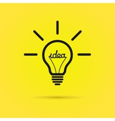 Creative bulb Creative bulb vector image