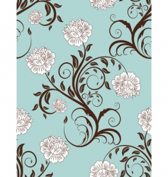 Floral background vector image