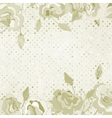 Vintage Roses Background vector image