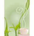 Tea cup vector image