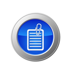 Document button vector image