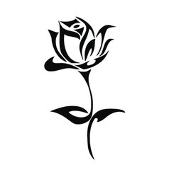 Tribal Rose vector image