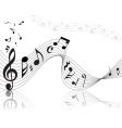 Notes staff vector image