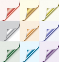 Corner element vector image