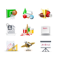 School icons 2 - bella series vector image