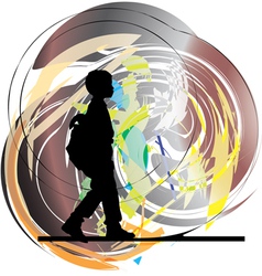 Boy vector image