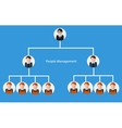 People management business concept vector image