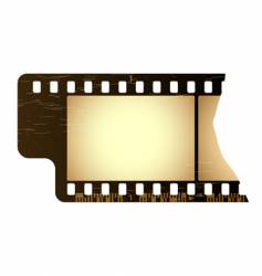 Grunge film frame vector image